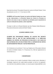 Dependencia emisora: Procuraduría General de Justicia del Distrito ...