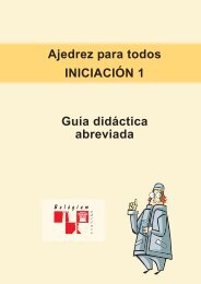 Ajedrez para todos INICIACIÓN 1 Guía didáctica abreviada