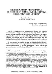 Erudición, Magia y Espectáculo. El Juicio de la ... - Realidad y ficción