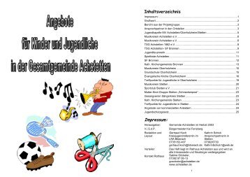 Jugendkapelle MV Achstetten/Oberholzheim/Stetten