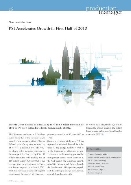 production manager 3-2010 - PSI Metals