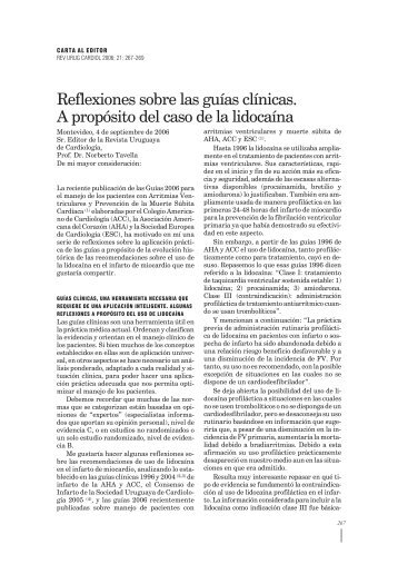 texto completo - Sociedad Uruguaya de Cardiología