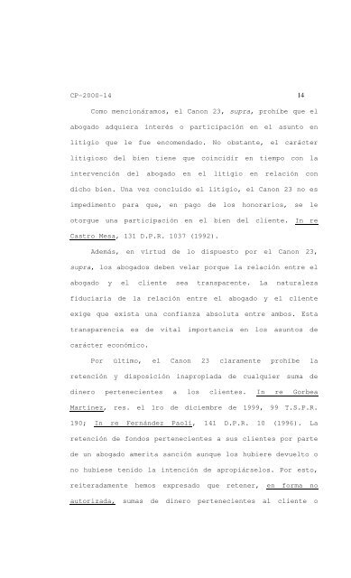 2003 TSPR 125 - Rama Judicial de Puerto Rico