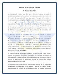 Historia de la Dirección General De Aeronáutica Civil - DGAC