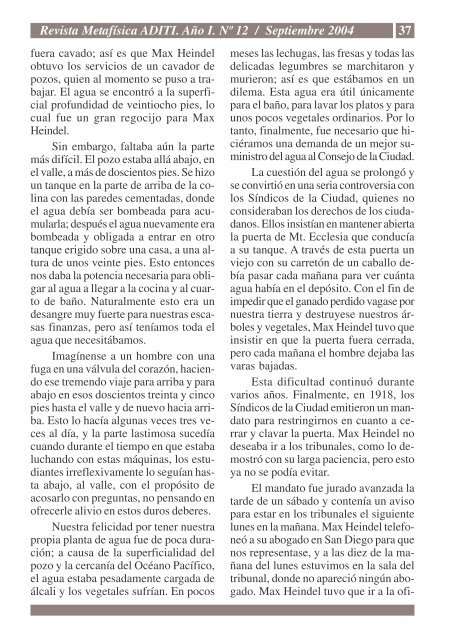 Revista ADITI Nº I-12 Sep.2004 - Juan Carlos Garcia