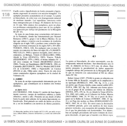 'EXCAVACIONES ARQUEOLOGICAS' - Marq