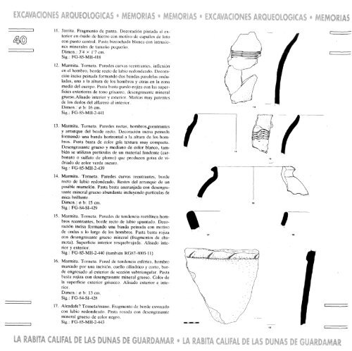 'EXCAVACIONES ARQUEOLOGICAS' - Marq