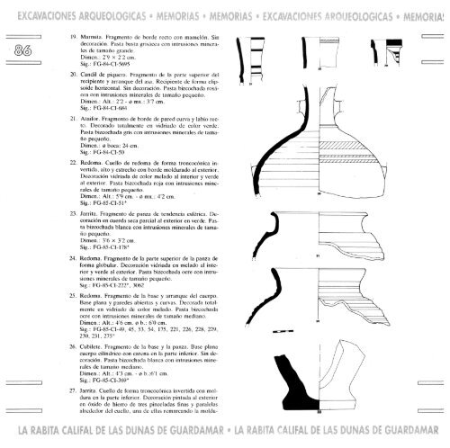 'EXCAVACIONES ARQUEOLOGICAS' - Marq