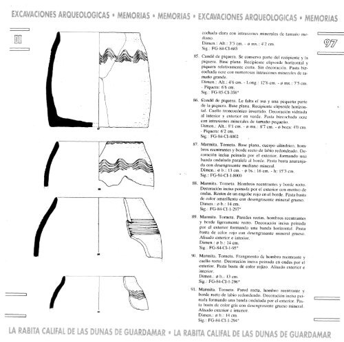 'EXCAVACIONES ARQUEOLOGICAS' - Marq