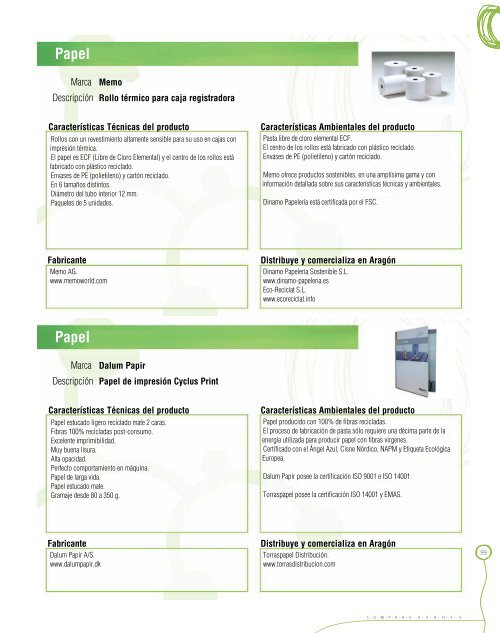 Compras Verdes. Compra y Contratación Pública Verde en Aragón