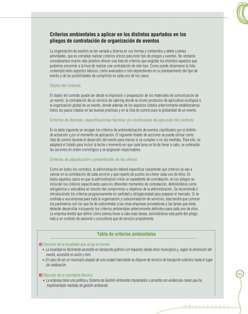 Compras Verdes. Compra y Contratación Pública Verde en Aragón