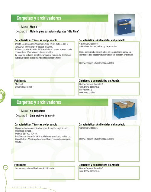 Compras Verdes. Compra y Contratación Pública Verde en Aragón