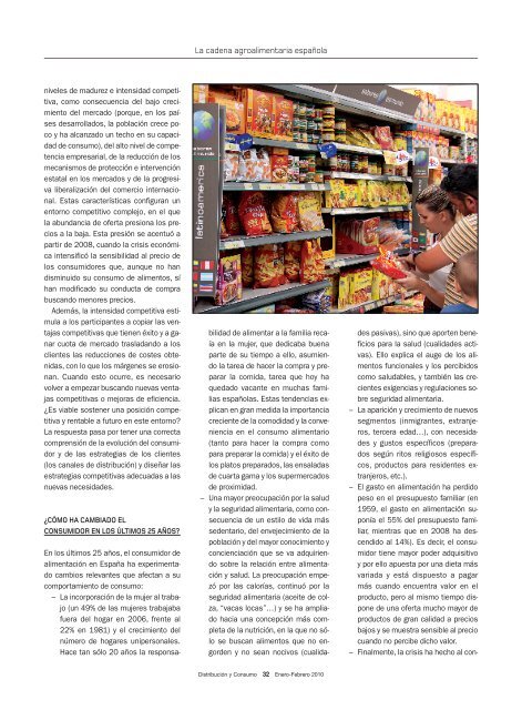 La cadena agroalimentaria española: ¿hay lugar para ... - Mercasa