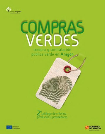 Catálogo de compras verdes del Gobierno de Aragón