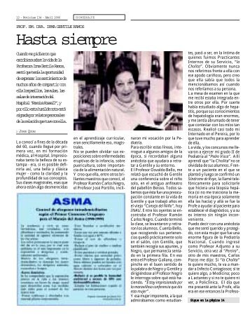 Prof. Em. Dra. Irma Gentile Ramos. Hasta Siempre - Sindicato ...