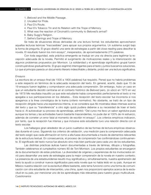 Mayor información... - Instituto de Investigación y Desarrollo ...