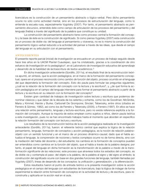 Mayor información... - Instituto de Investigación y Desarrollo ...