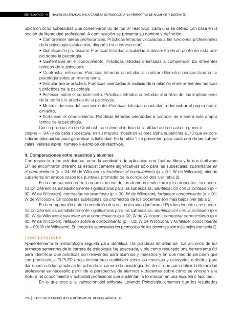 Mayor información... - Instituto de Investigación y Desarrollo ...