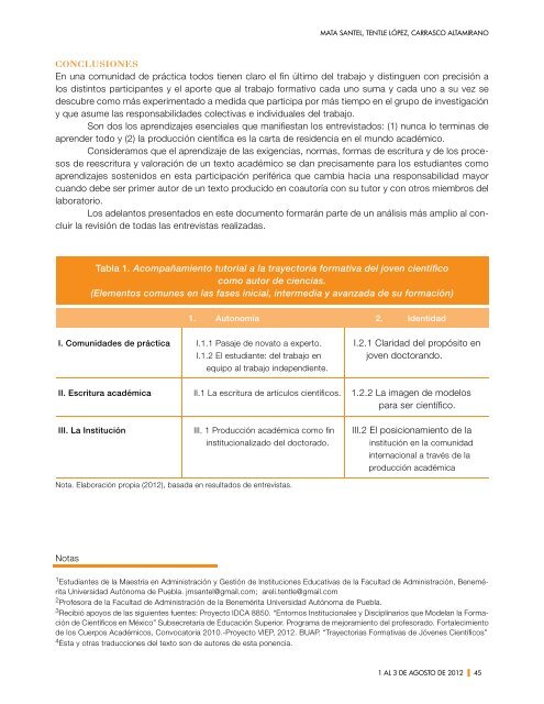 Mayor información... - Instituto de Investigación y Desarrollo ...