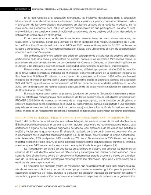 Mayor información... - Instituto de Investigación y Desarrollo ...