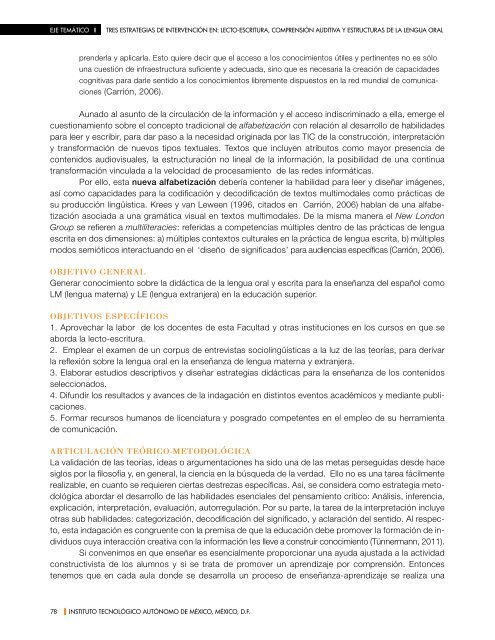 Mayor información... - Instituto de Investigación y Desarrollo ...