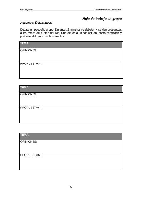 Segundo trimestre - Orientación Escolar El Orienta