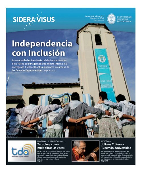 Independencia con Inclusión - Noticias de la UNT - Universidad ...