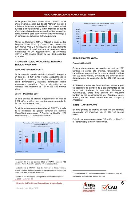 Boletín Ayacucho - Ministerio de la Mujer y Poblaciones Vulnerables