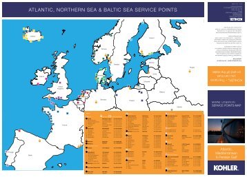 atlantic, northern sea & baltic sea service points - POWER ...