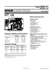 Model: 9EOZD 60 Hz 7EFOZD 50 Hz Marine Generator Set ...