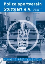 Polizeisportverein Stuttgart e.V. - PSV Stuttgart