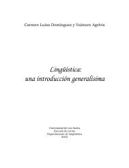 Lingüística: una introducción generalísima - Human.ula.ve
