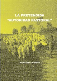 autoridad pastoral - Església Cristiana Bíblica