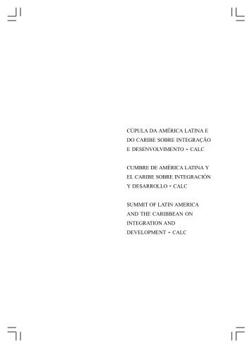 CÚPULA DA AMÉRICA LATINA E DO CARIBE SOBRE ... - Funag