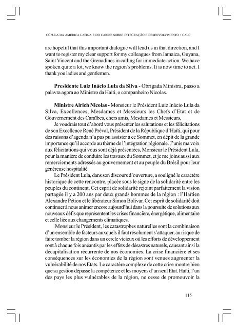 CÚPULA DA AMÉRICA LATINA E DO CARIBE SOBRE ... - Funag