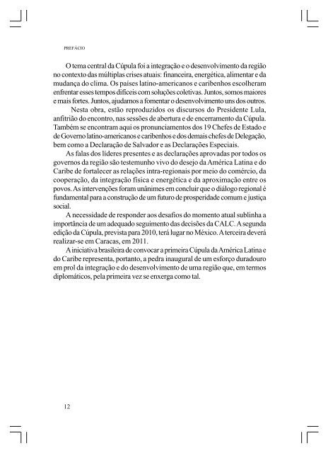 CÚPULA DA AMÉRICA LATINA E DO CARIBE SOBRE ... - Funag