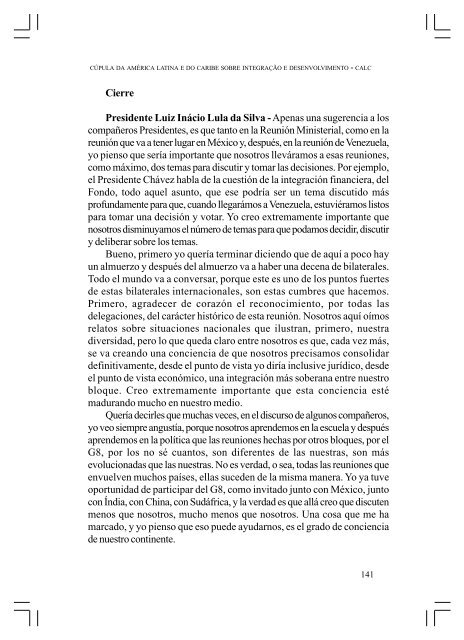 CÚPULA DA AMÉRICA LATINA E DO CARIBE SOBRE ... - Funag