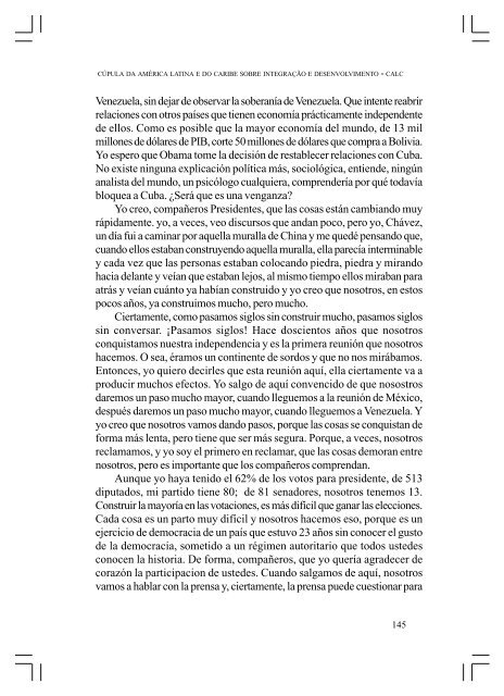 CÚPULA DA AMÉRICA LATINA E DO CARIBE SOBRE ... - Funag