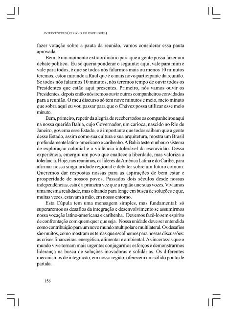 CÚPULA DA AMÉRICA LATINA E DO CARIBE SOBRE ... - Funag