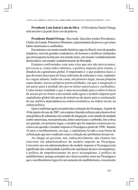 CÚPULA DA AMÉRICA LATINA E DO CARIBE SOBRE ... - Funag