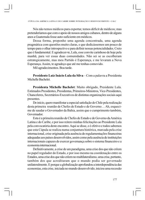 CÚPULA DA AMÉRICA LATINA E DO CARIBE SOBRE ... - Funag