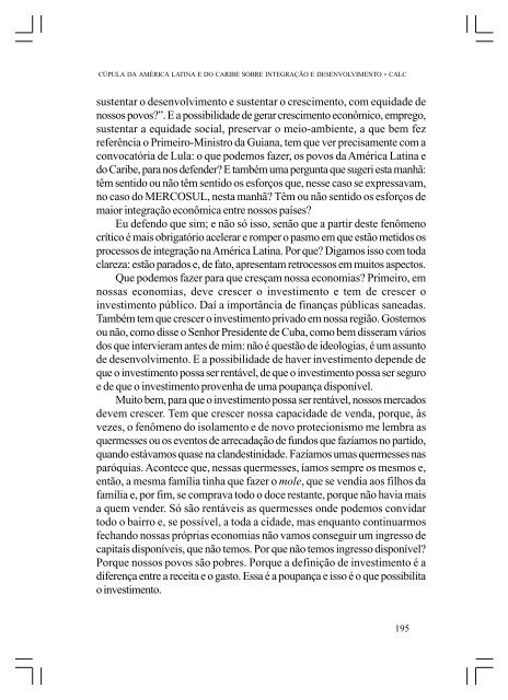 CÚPULA DA AMÉRICA LATINA E DO CARIBE SOBRE ... - Funag