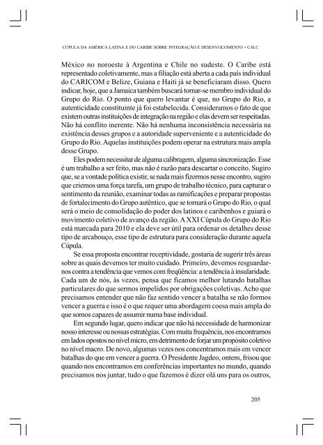 CÚPULA DA AMÉRICA LATINA E DO CARIBE SOBRE ... - Funag