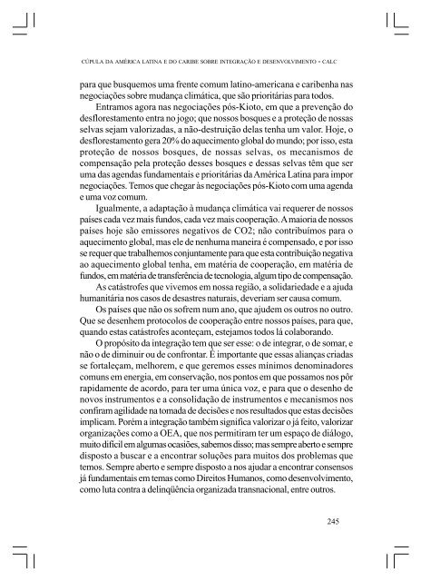 CÚPULA DA AMÉRICA LATINA E DO CARIBE SOBRE ... - Funag