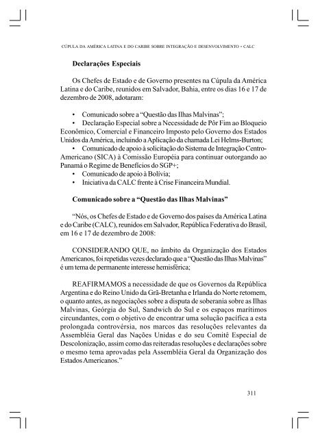 CÚPULA DA AMÉRICA LATINA E DO CARIBE SOBRE ... - Funag