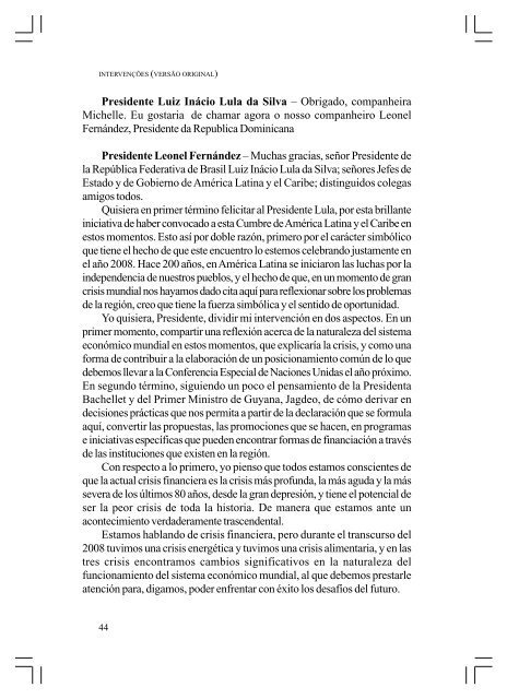 CÚPULA DA AMÉRICA LATINA E DO CARIBE SOBRE ... - Funag