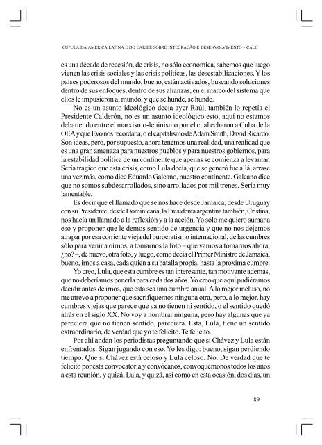 CÚPULA DA AMÉRICA LATINA E DO CARIBE SOBRE ... - Funag