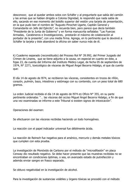 Fallo sobre venenos en Colonia Dignidad - El Mostrador