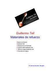 Guillermo Tell Materiales de refuerzo - Obra Social 