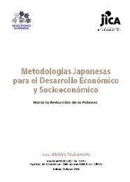 Metologías Japonesas para el Desarrollo Económico y - JICA Bolivia